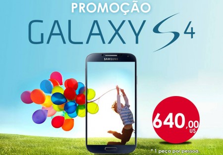 Smartphone Samsung GALAXY S4 US$ 640,00